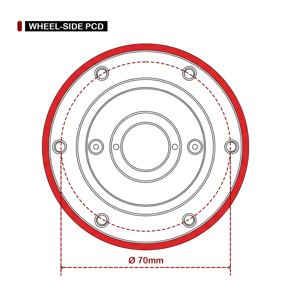 QR70 Wheel Side for Moza - Image 3